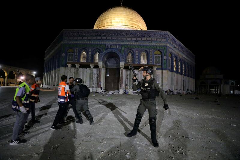 Foto: mezquita de Al Aqsa en 2021, Reuters