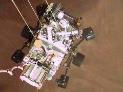 La NASA difundió el primer vídeo de la historia del descenso en Marte