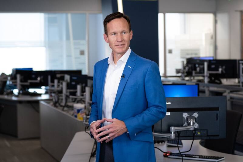 Brian Savoy, director financiero de Duke Energy y el encargado del anuncio de venta