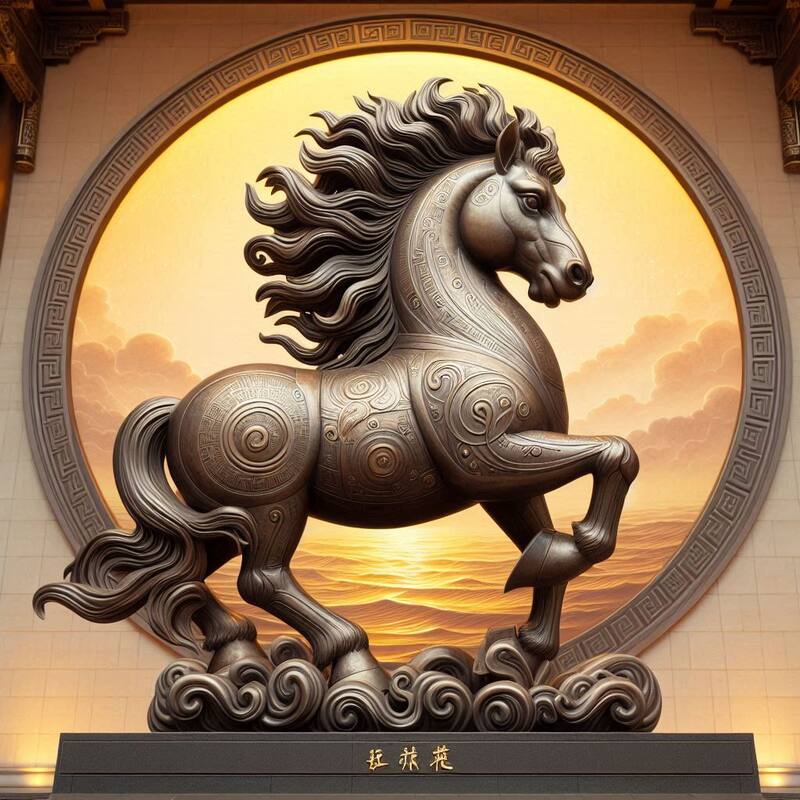 El Caballo del Horóscopo Chino. Fuente: Bing AI.