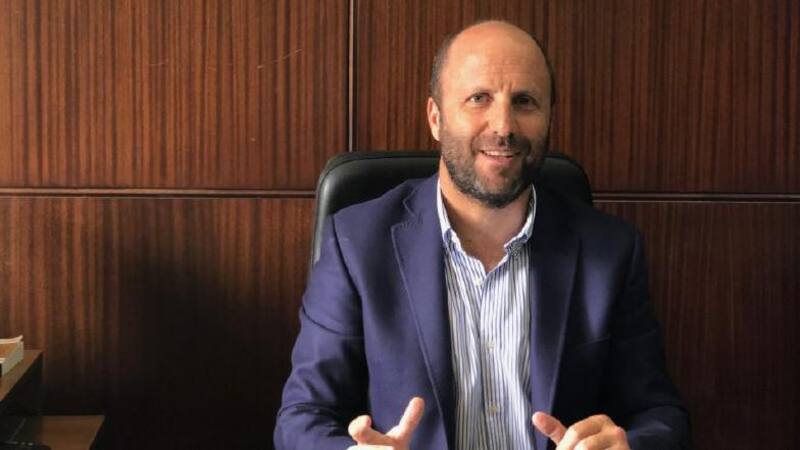 El juez Mariano BBorisnky, en el despacho que tiene en Comodoro Py