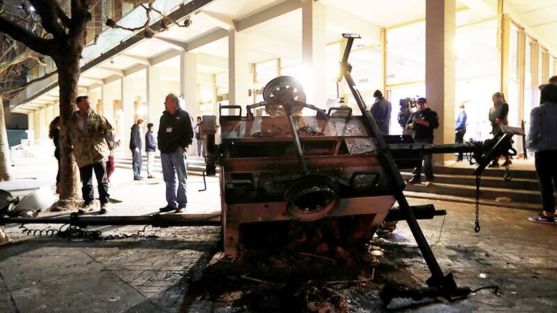 Protestas en la Universidad de Berkeley