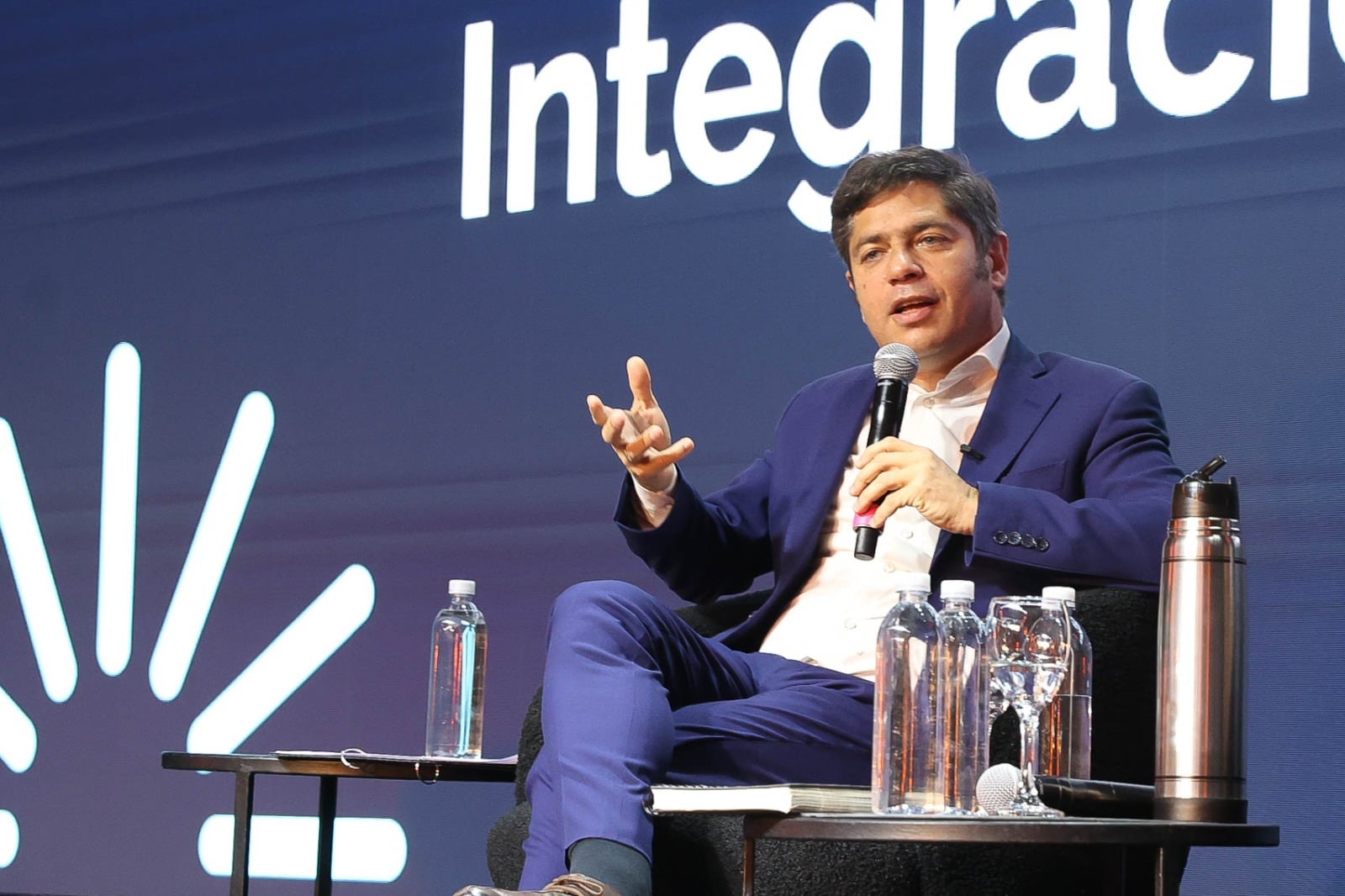 Kicillof busca inversiones en Europa y alerta sobre un mundo dividido