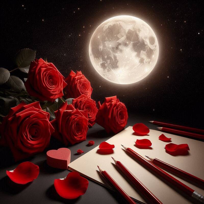 Ritual del amor para el 14 de Febrero. Fuente: Bing AI.