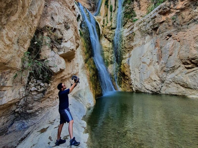 Las cascadas que se hallan en el recorrido deslumbran a los aventureros. Foto: Instagram @turismo.cadereyta.