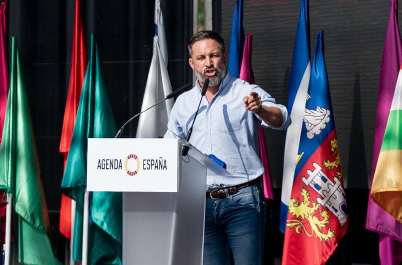 El presidente de Vox, Santiago Abascal - Europapress