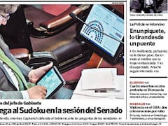 Capitanich justificó que Boudou jugara al Sudoku en el Senado: "Es muy difícil estar ahí 12 horas"