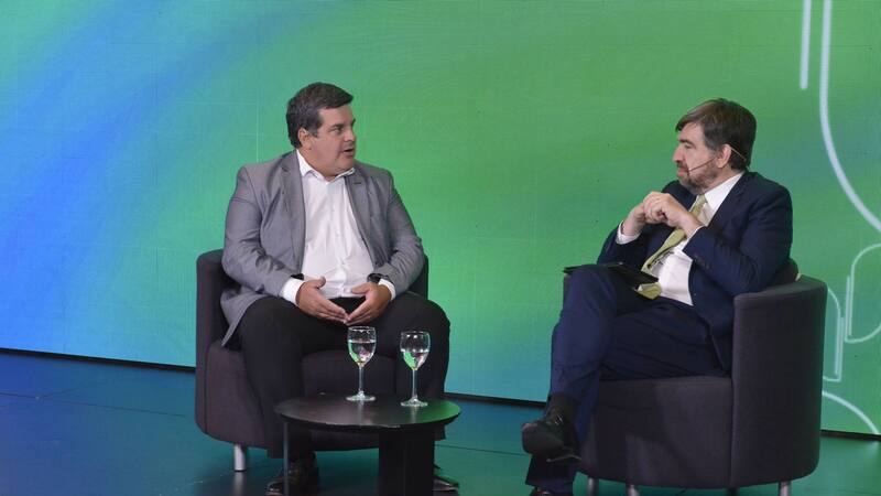 Martín Vega, de Banco Nación, y Hernán de Goñi, de El Cronista