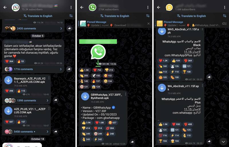 Cuidado: los falsos mods de WhatsApp se están distribuyendo por Telegram.