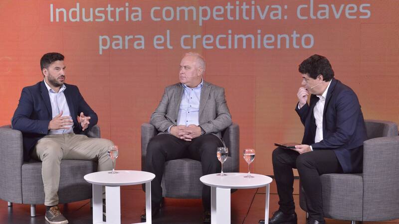 Wagner (Propymes-Ternium), Vincenzini (Cinter) y Brown (El Cronista)