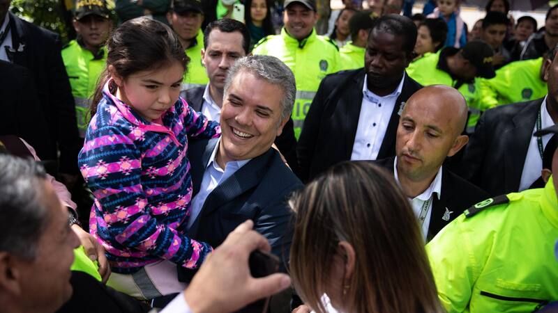 Iván Duque, el nuevo presidente de Colombia, en campaña electoral