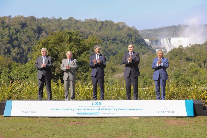 Los cancilleres del Mercosur se reunieron ayer en Foz de Iguazú previo a la reunión de presidentes
