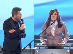 Cristina Kirchner volvió a ShowMatch, de la mano de Bossi