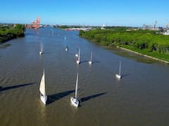 Con una regata, se hizo docencia sobre el Canal Magdalena