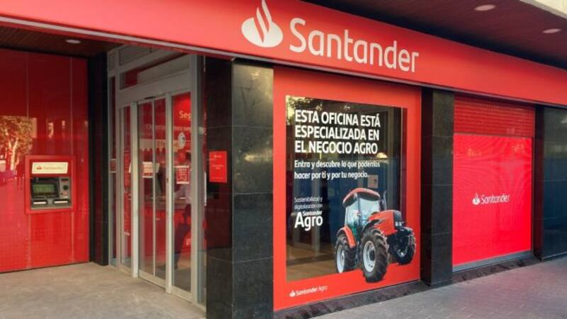 La apertura de sesiones del banco Santander.