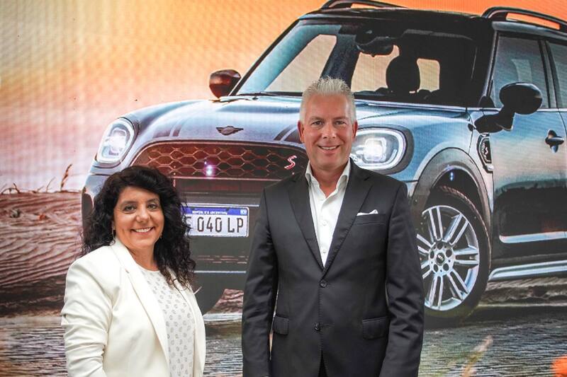 Ivana Dip, CEO de BMW GROUP Argentina, junto al Dr. Alexander W. Wehr, Presidente y CEO de BMW GROUP Latinoamérica.