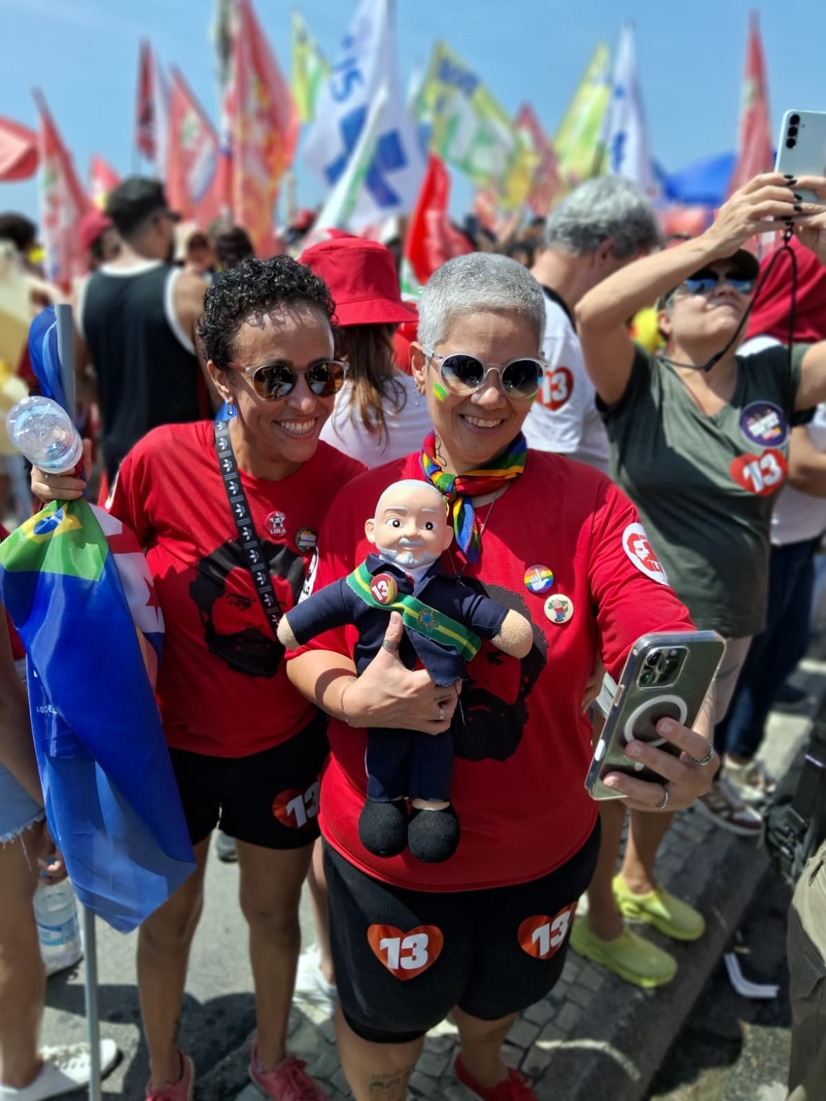 Cierre de Lula da Silva en Copacabana, rumbo al balotaje