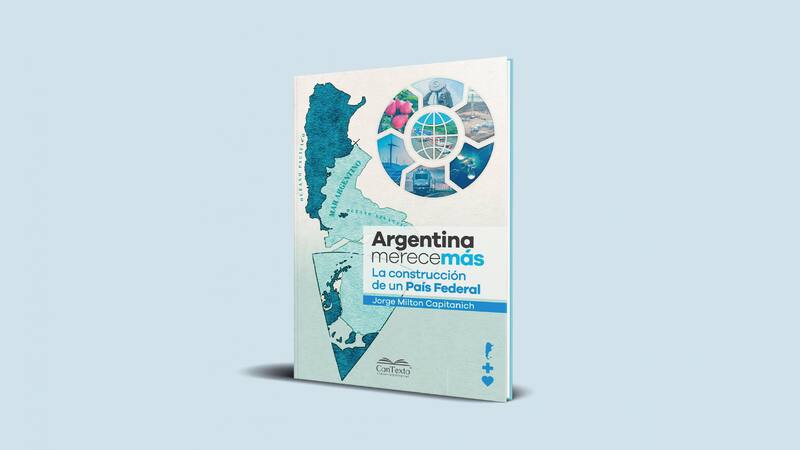 La portada del libro de Jorge Capitanich con el que hace campaña nacional