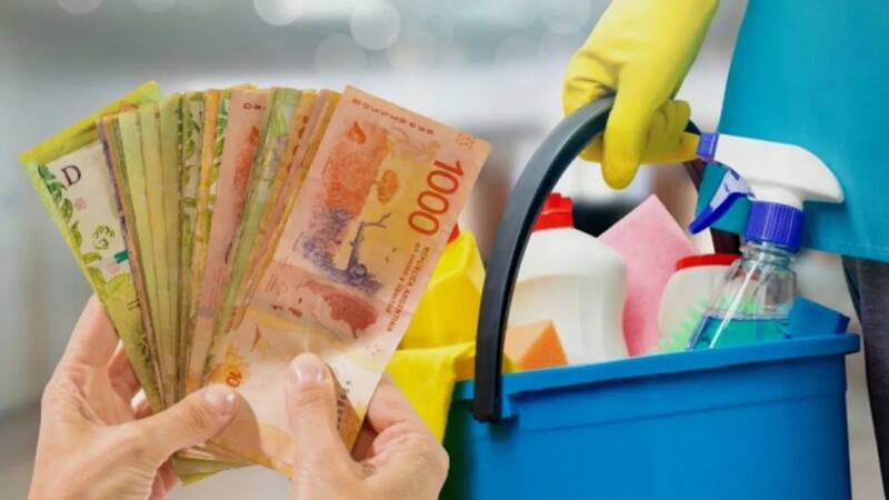 Las empleadas domésticas cobrarán con 11% de aumento en abril.