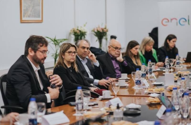 Representantes de empresas involucradas con la transición energética participaron de la reunión organizada por Enel