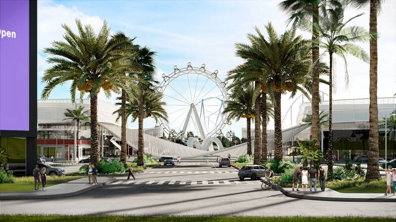 El complejo tendrá locales comerciales, oficinas y un parque acuáticos, entre otras cosas