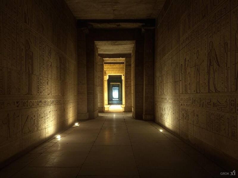 Imagen representativa del Templo del Valle de la Reina Hatshepsut. Foto: IA Twitter.