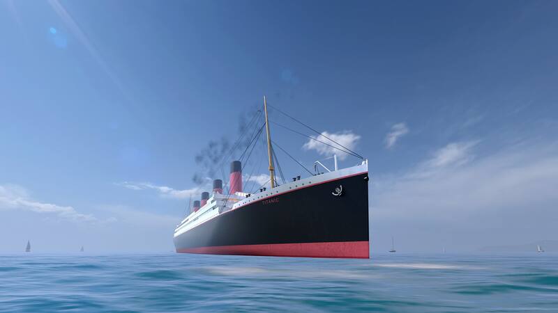 Imagen ilustrativa del gemelo digital del Titanic. Fuente: Archivo.