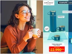 No es Dollarcity: esta tienda regala termo con tazas y espumador de leche por 23.000 pesos