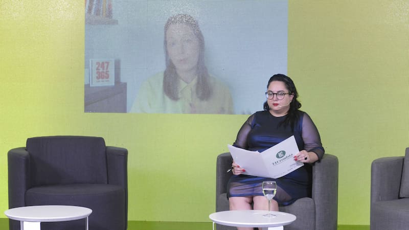 Lucía Bellocchio (Zoom), junto a Florencia Pulla