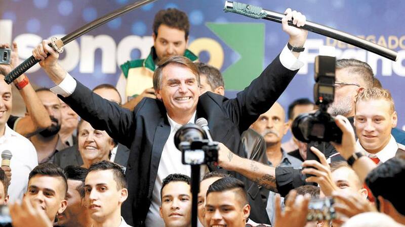 Candidato Jair Bolsonaro