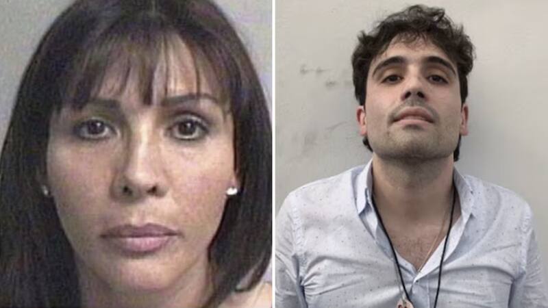 Griselda López y su hijo Ovidio Guzamán López.