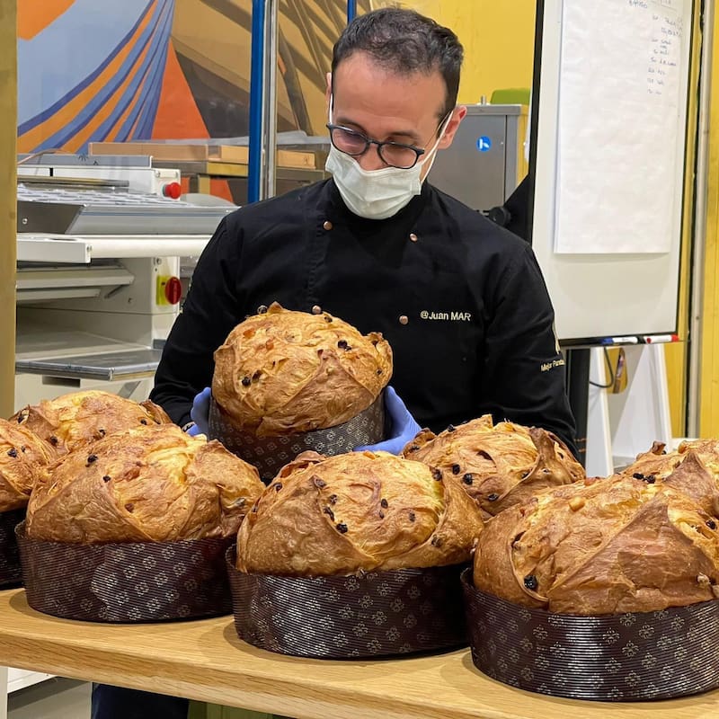 Juan es el pastelero de Artiaga, Campeón Argentino de Panettone