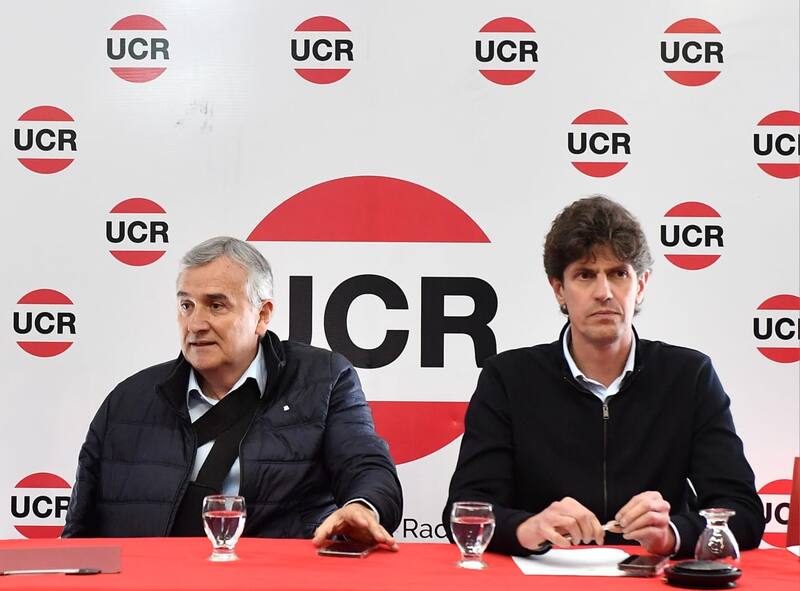 Gerardo Morales y Martín Lousteau, presidente y vice de la UCR, confrontaron de lleno con Macri