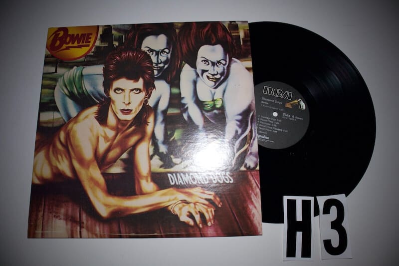 La edición original de "Diamond Dogs" vale más por su tapa (Fuente: eBay)
