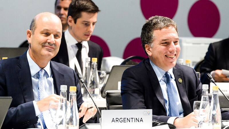 Federico Sturzenegger y Nicolás Dujovne