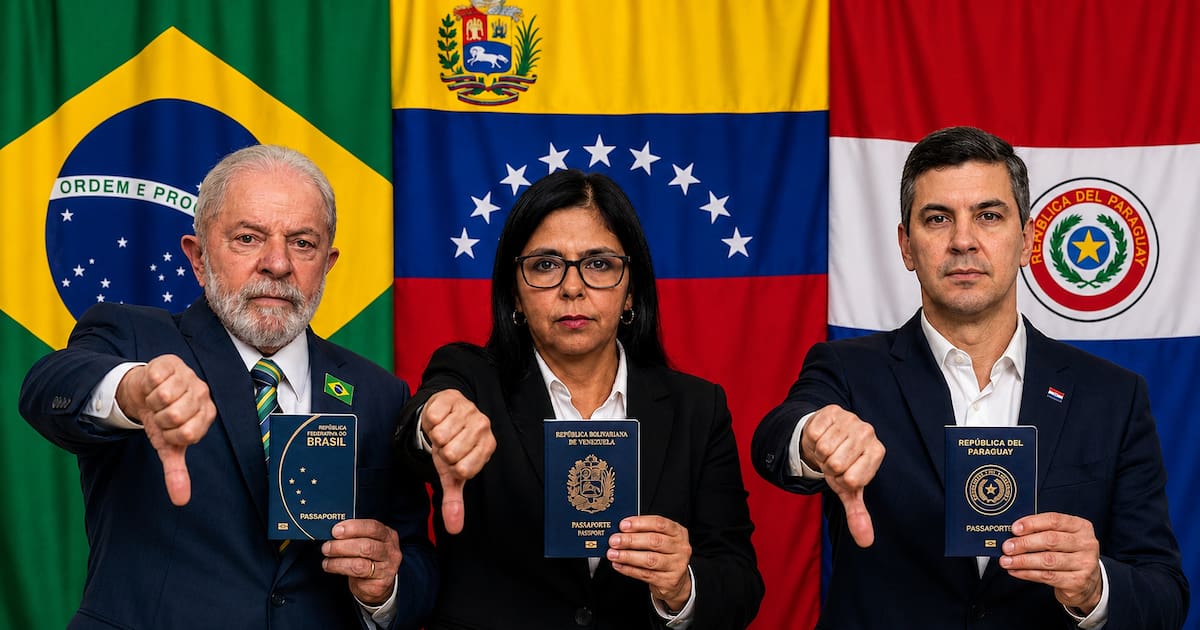 Official: Brazil, Venezuela, and Paraguay to Deny Entry and Exit to ...