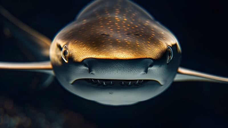 El animal presenta características anatómicas especiales que le permiten adaptarse al medio.