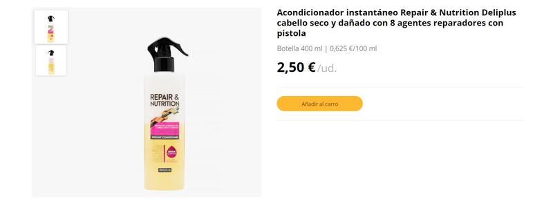 El sistema de uso de este producto es práctico, por lo que es posible llevarlo en el bolso. (Foto: mercadona.es)