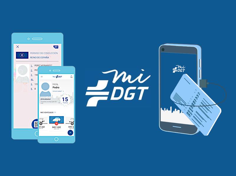 La app miDGT está disponible desde 2020 (Fuente: DGT)
