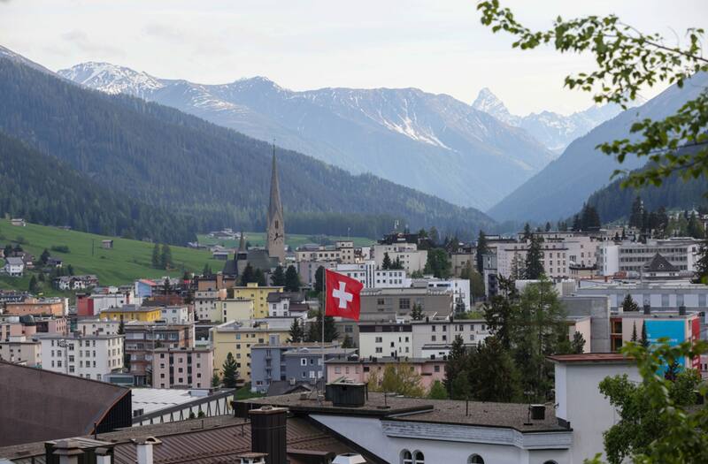 La ciudad de Davos - Bloomberg