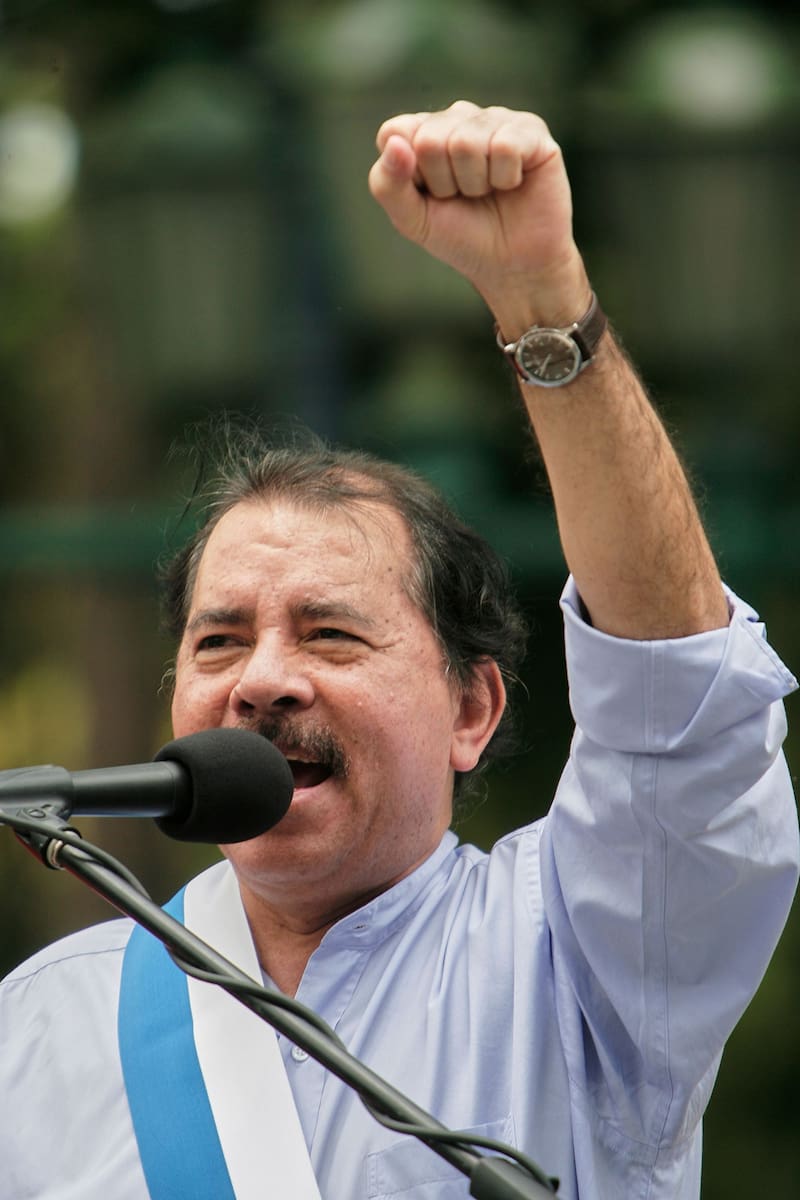 Daniel Ortega, presidente de Nicaragua.