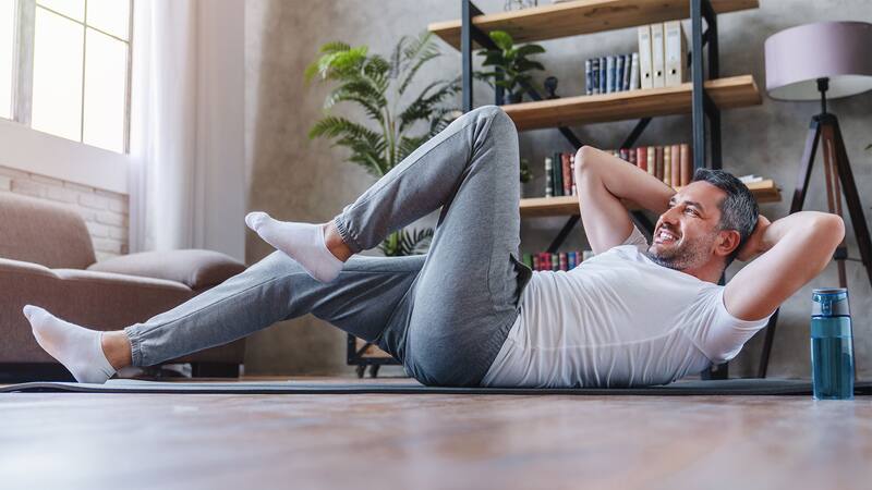 La rutina de ejercicios para hacer abdominales en solo 5 minutos al día