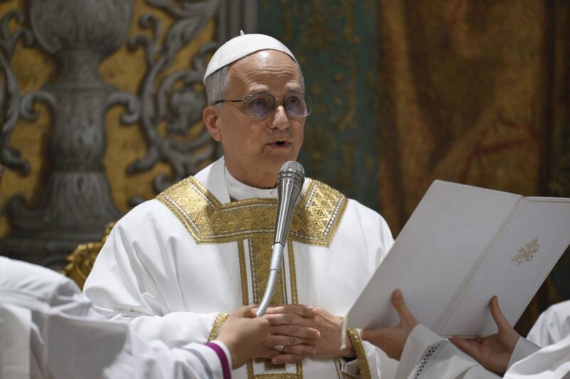 El papa León XIV expilcó los motivos de la elección de su nombre papal. Fuente: archivo