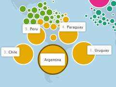 Facebook lanza un mapa interactivo de amistades a nivel mundial