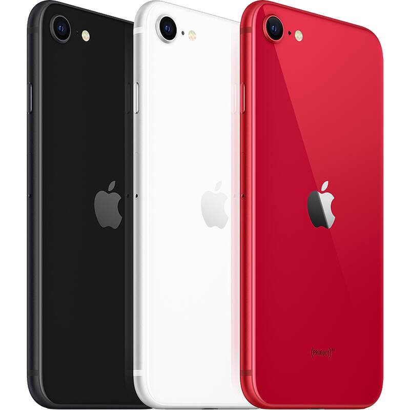 Estos son los tres colores disponibles en los que puede adquirirse el iPhone SE de segunda generación.