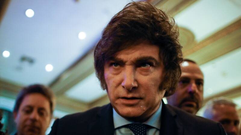 La columna de Milei en el diario británico. (Foto: archivo).