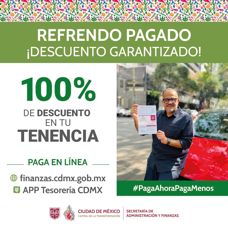 App Tesorería CDMX. Fuente: Secretaría de Administración y Finanza.