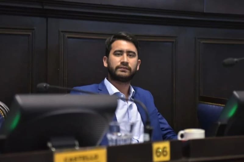 El diputado provincial Nahuel Sotelo.