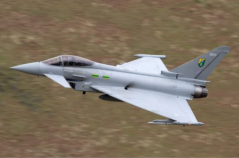 El Eurofighter Typhoon es uno de los cazas más avanzados de España (Fuente: Wikimedia Commons)