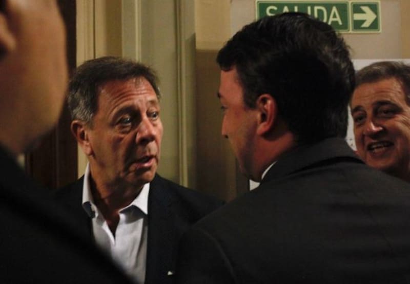 El momento en el que Zago advierte a Romo (LPO/Juan Casas)